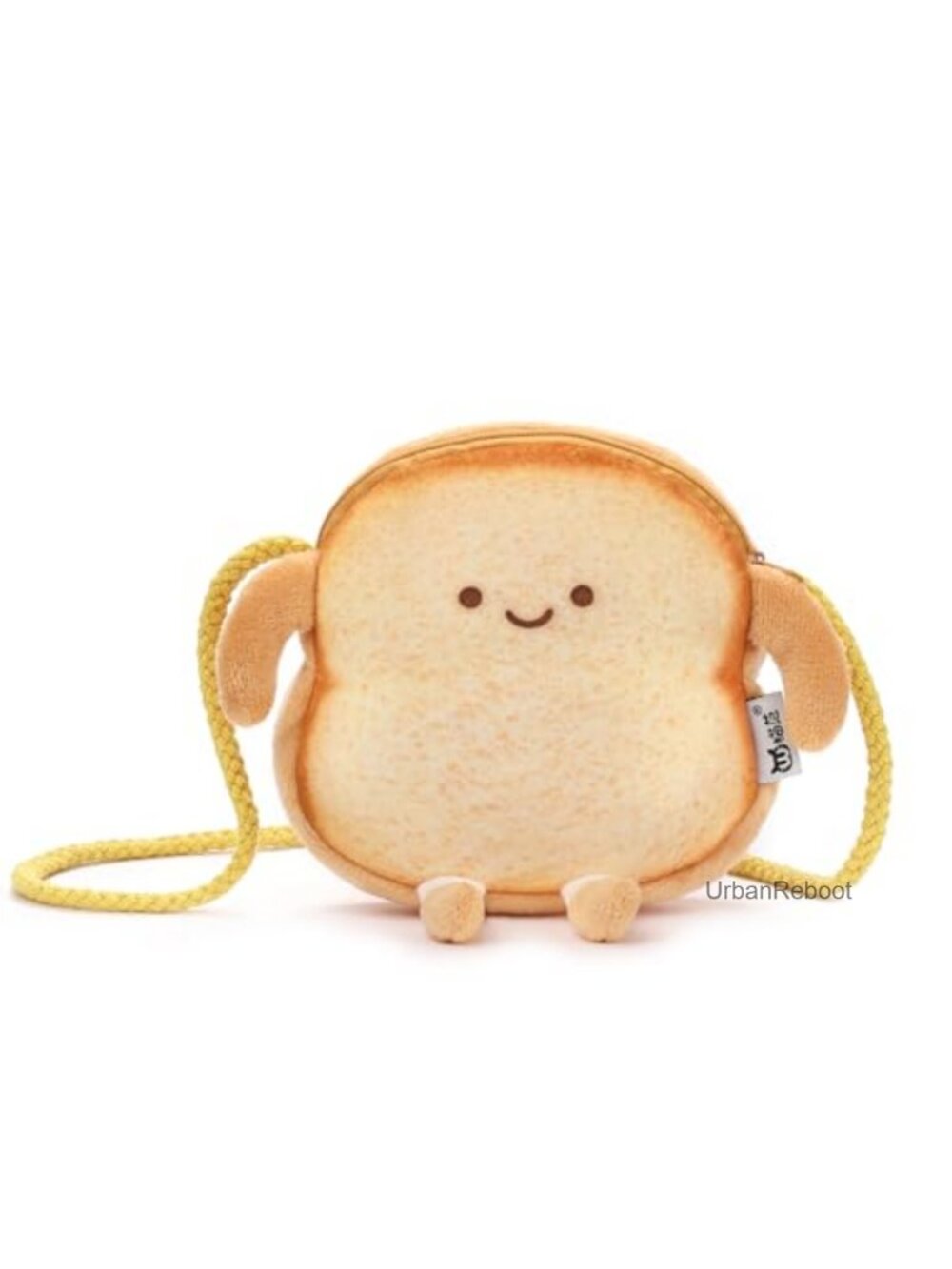 Plush Toast Crossbody Bag Cute Mini Purse for Girls Kawaii Y2K Wallet